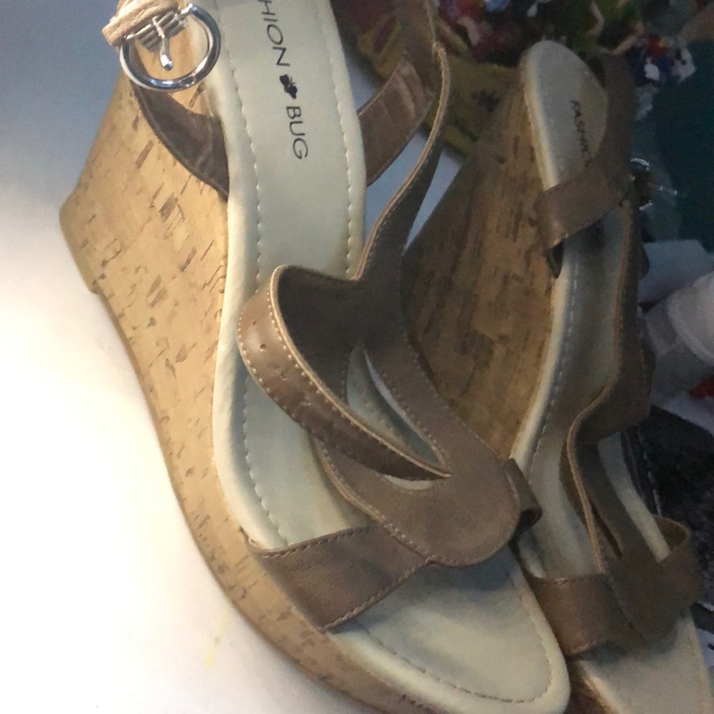 Brown, Wedges - Never Worn